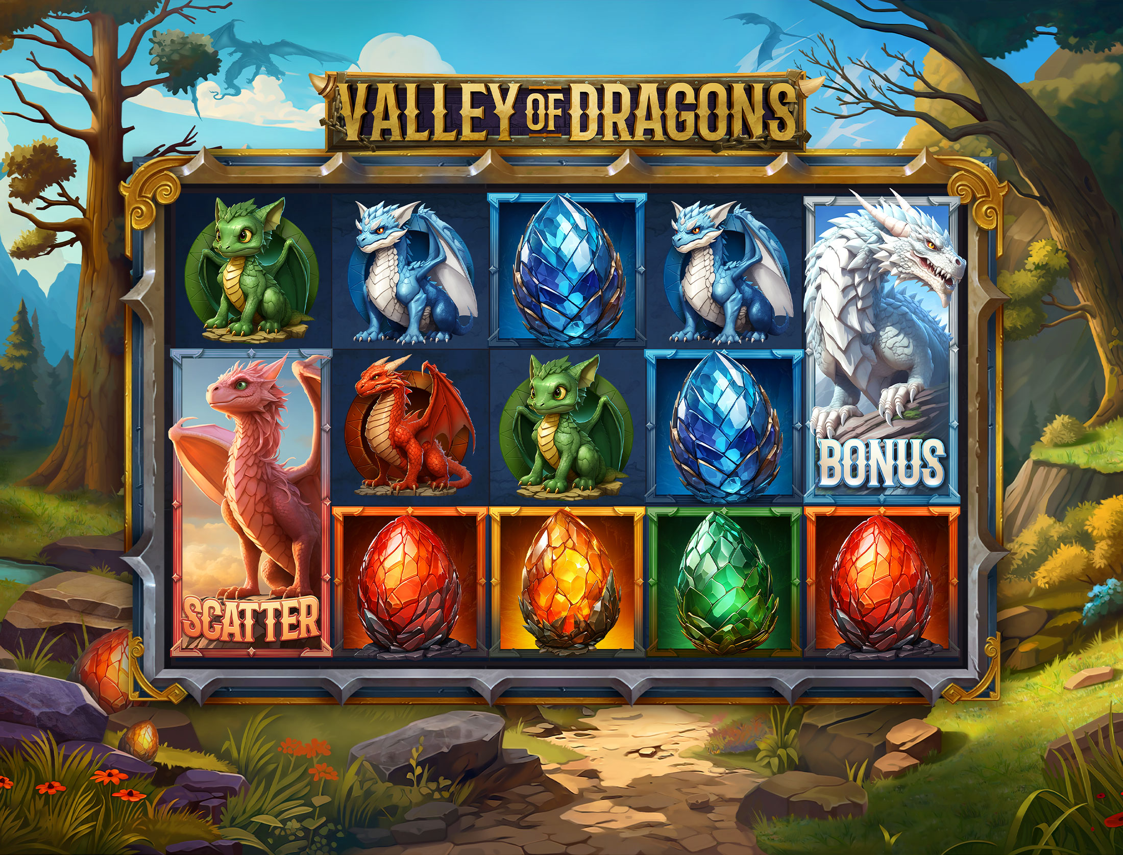 Dragon Valley — Casino Game Art