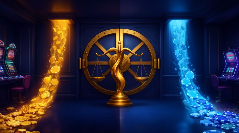 sweepstakes casino legal requirements dual currency separation