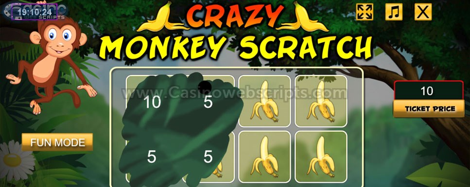 Crazy Monkey Scratch