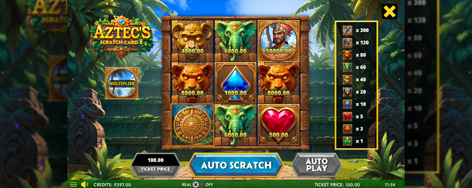 aztecs scratch card 1