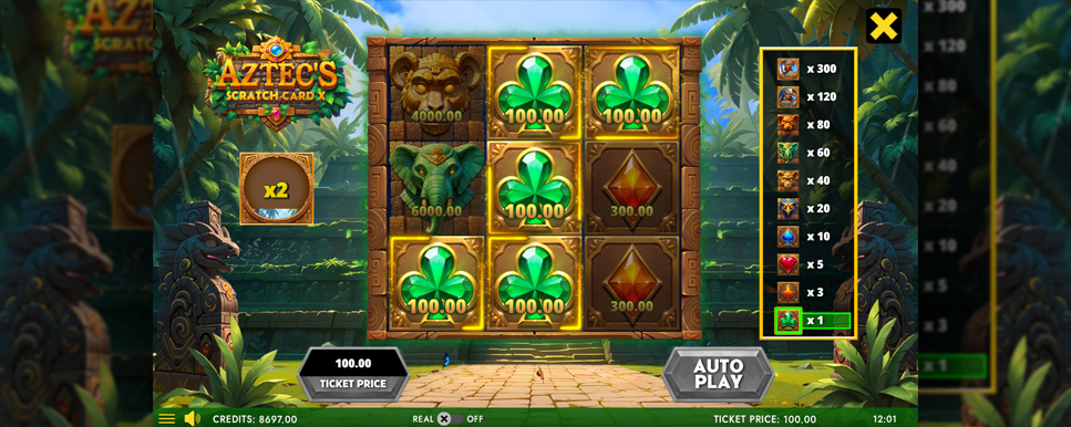 aztecs scratch card 2