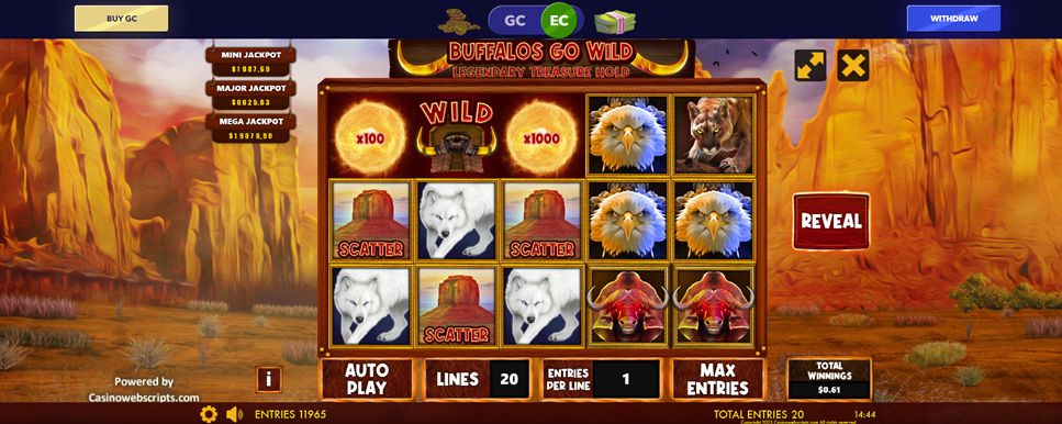 buffalos go wild sweepstakes