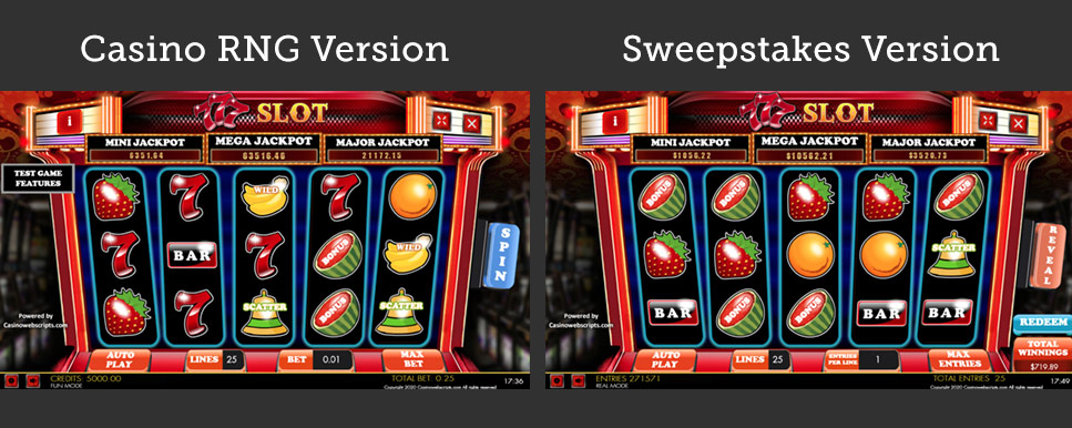 sweepstakes casino slot