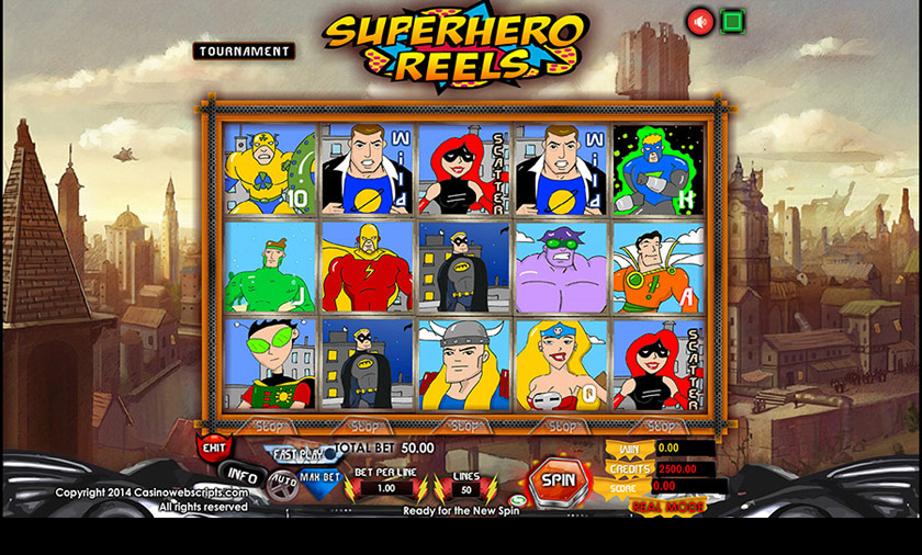 Slot Tournaments Game Main Screen