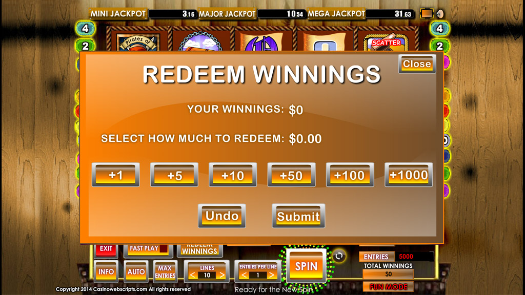 Sweepstakes Slot Pirates of Bonus Island II Redeem entries page Sweepstakes Slot Pirates of Bonus Island II Redeem entries page
