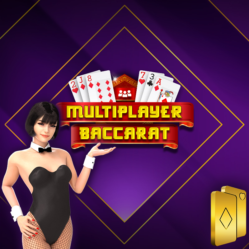 Multiplayer Baccarat 3D Dealer Deluxe Scoreboards Mobile and PC