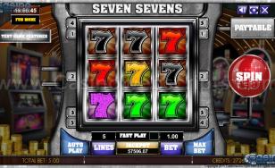 Seven Sevens Lucky Jackpot HTML5 Mobile and PC