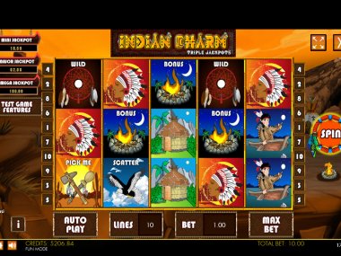 Indian Charm Triple Jackpots HTML5 Mobile and PC