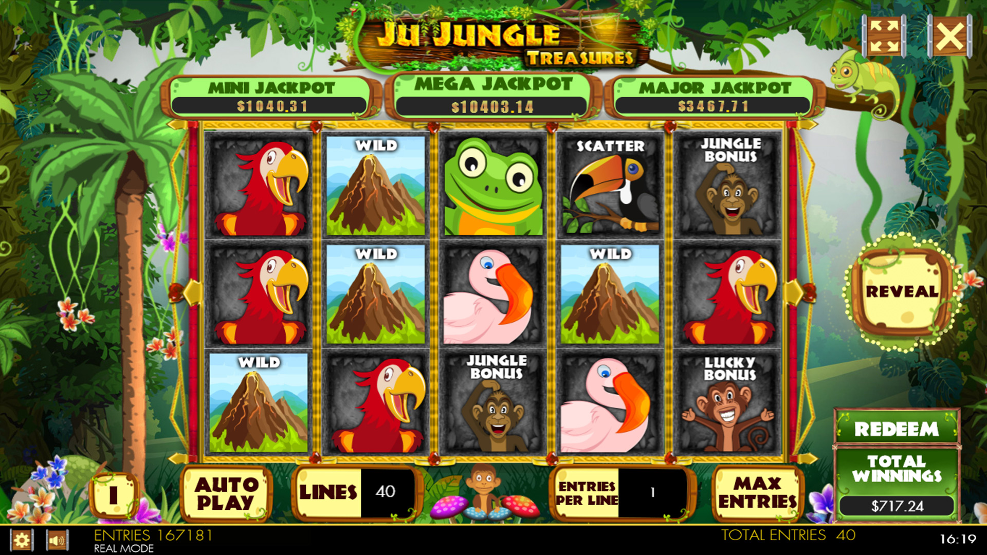 Ju Jungle Treasures Mobile and PC Preview Pic Main Screen 1