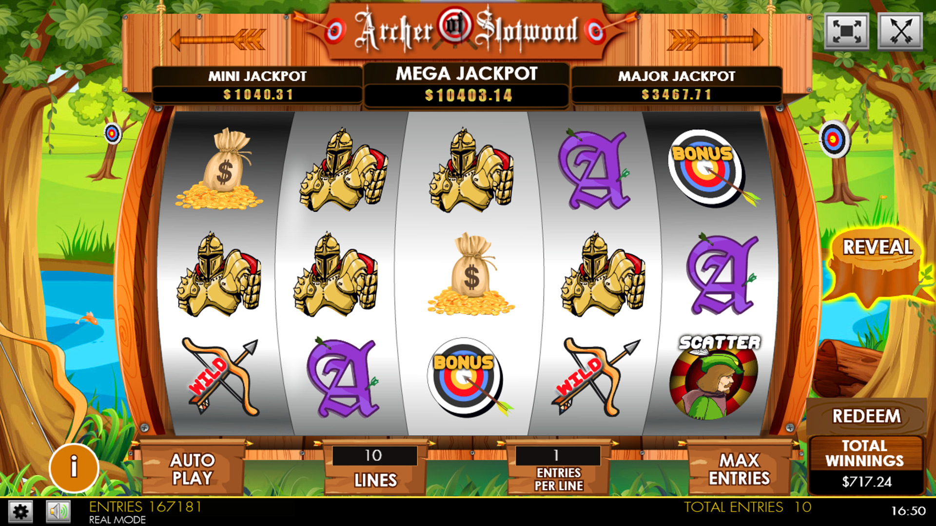 Archer of SlotWood Mobile and PC Preview Pic Main Screen 1