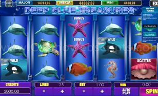 Deep Blue Treasures HTML5 Mobile and PC