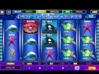 Deep Blue Treasures HTML5 Mobile and PC