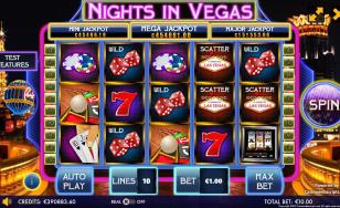 Nights in Vegas Jackpot HTML5 Mobile and PC