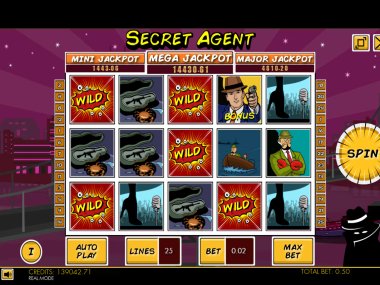 Secret Agent Triple Jackpot HTML5 Mobile and PC