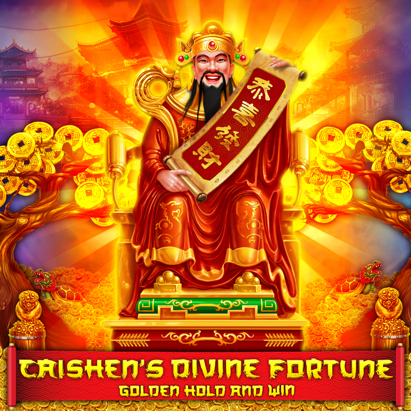 Caishen Divine Fortune - Golden Hold and Win 