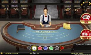 Blackjack 21 Surrender 3D Dealer HTML5 Mobile and PC