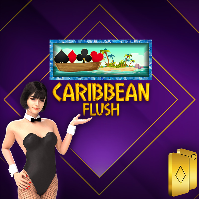 Caribbean Flush 3D Dealer Deluxe HTML5 Mobile and PC