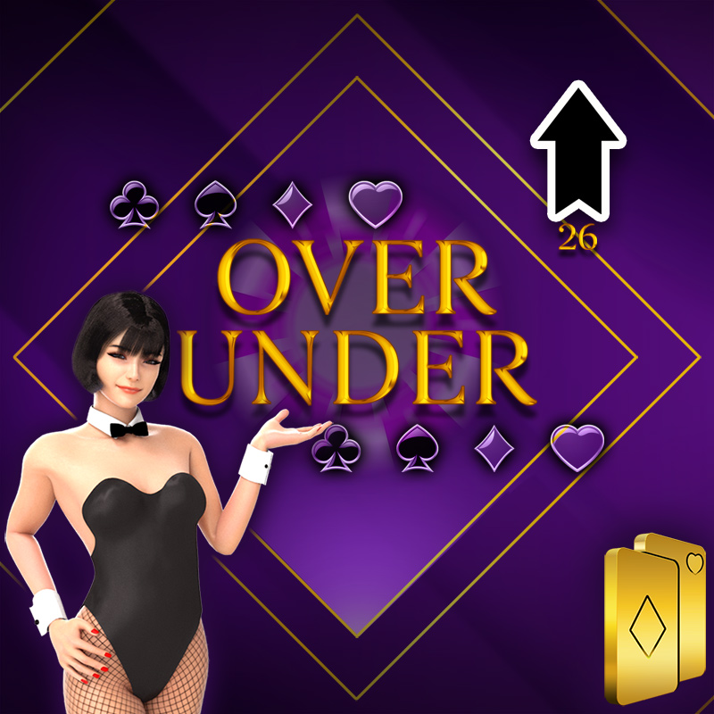 Over or Under 26 Joker 4Card 3D Dealer Deluxe HTML5 Mobile and PC