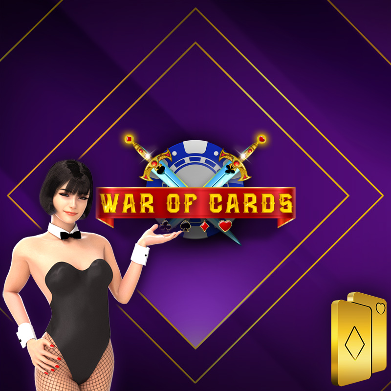 War of Cards 3D Dealer Deluxe HTML5 Mobile and PC