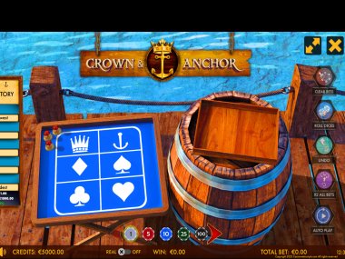 Crown and Anchor Dice 