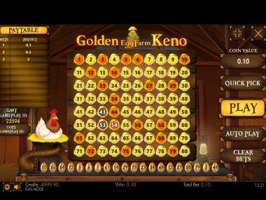 Golden Egg Farm Keno 80 Mobile and PC