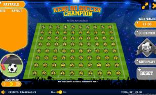 Keno 80 Soccer Champion Mobile and PC