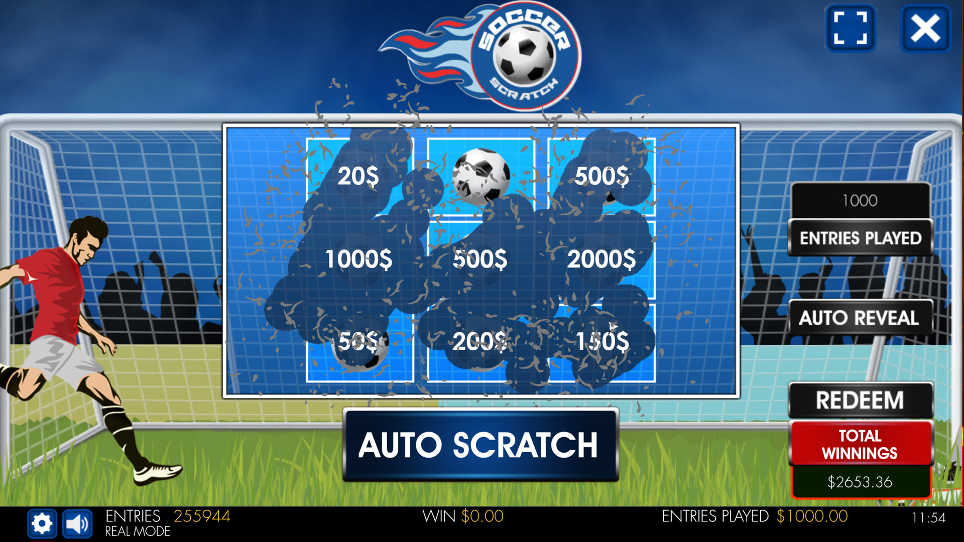 Soccer Champion Scratch Mobile and PC Preview Pic Main Screen 1