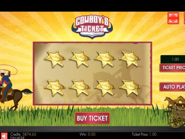 Cowboy Ticket Scratch Card Mobile and PC