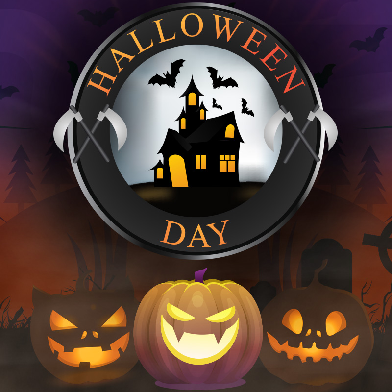 Halloween Day Scratch Card Mobile and PC