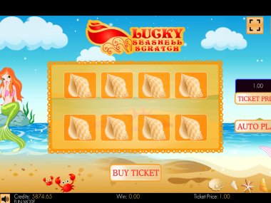 Lucky Seashell Scratch Card Mobile and PC