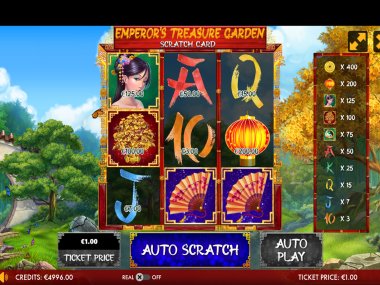 Emperor Treasure Garden - Scratch Card