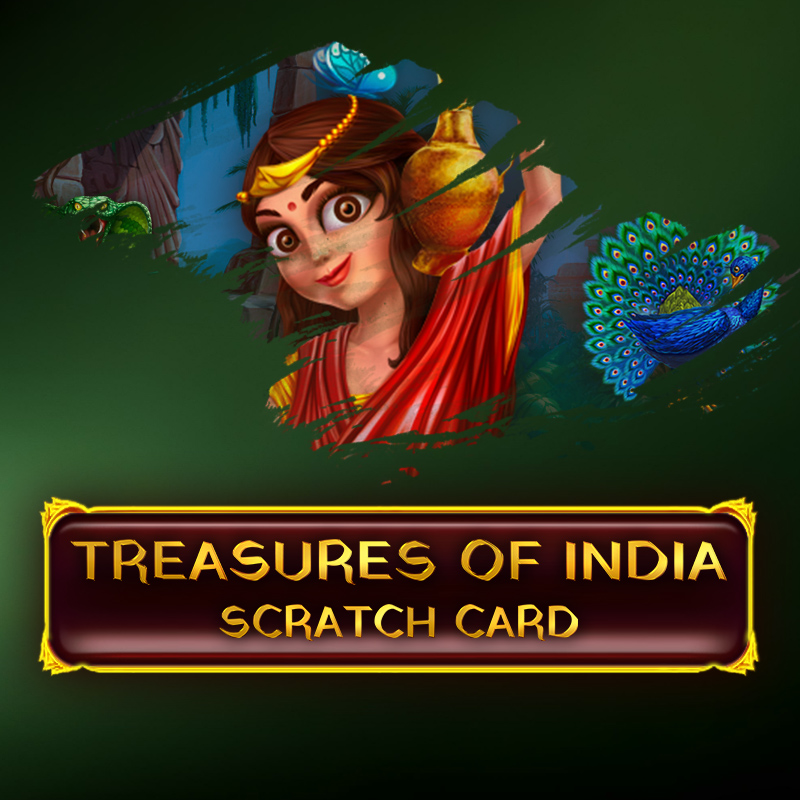 Treasures Of India Scratch Card