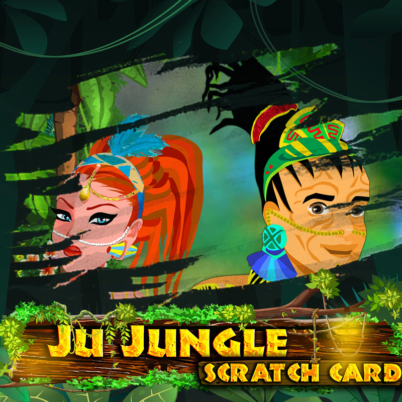 Ju Jungle Treasure Scratch Card