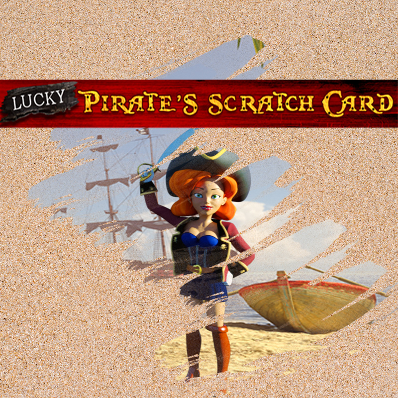 Lucky Pirate Bounty Scratch Card