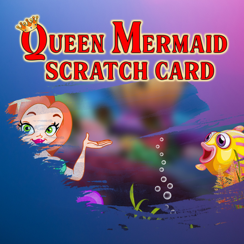 Queen Mermaid Deluxe Scratch Card