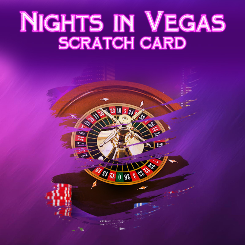 Nights in Vegas Jackpot Scratch Card