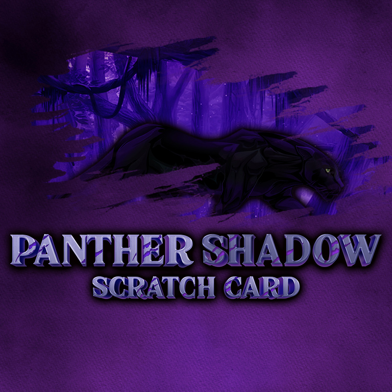Panther Shadow Scratch Card