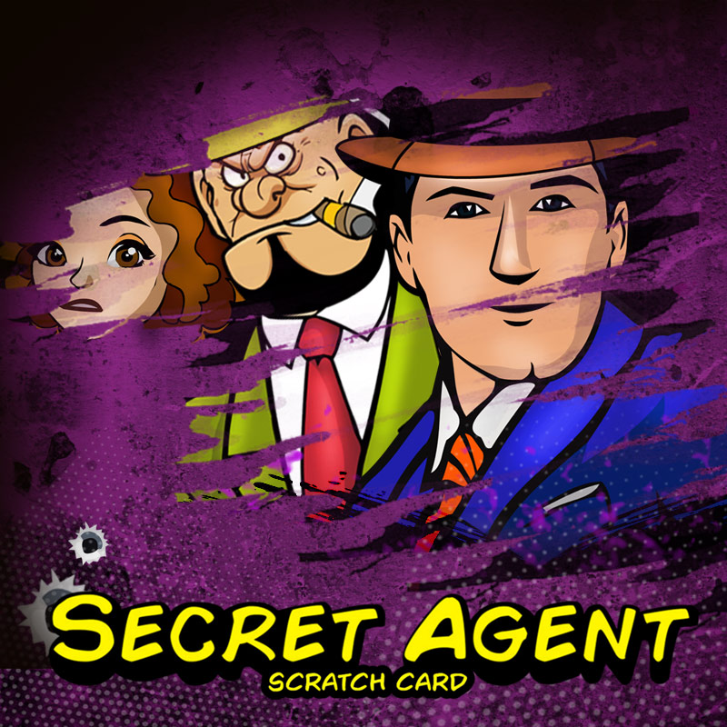Secret Agent Triple Jackpot5 Scratch Card