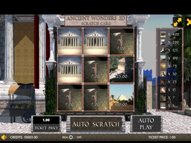 Ancient Wonders 3D Scratch Card