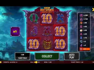 Night Watchers Scratch Card X