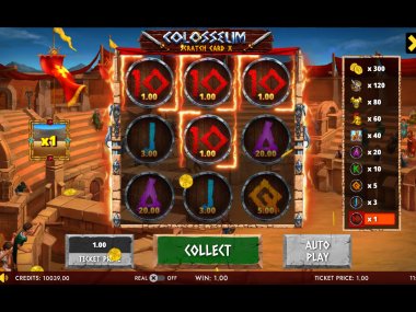 Colosseum Scratch Card X