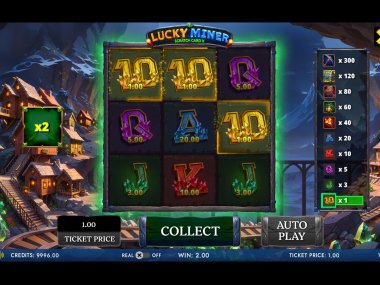 Lucky Miner Scratch Card X