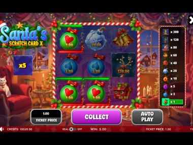 Santa Secret Scratch Card X