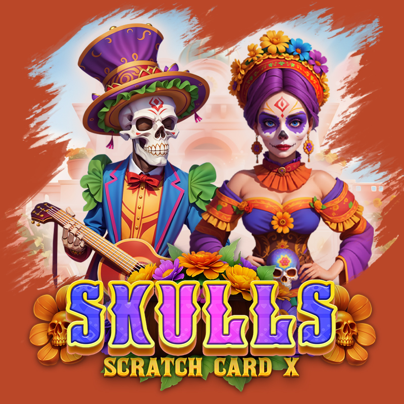 Skulls Scratch Card X