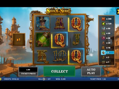 Steam And Steel Scratch Card X