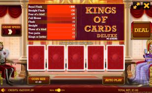 Kings of Cards Video Poker