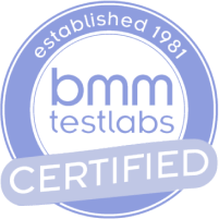 Certified by BMM Test Labs